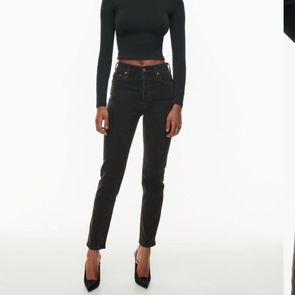 Aritzia denim forum yoko high rise jeans x2 pairs